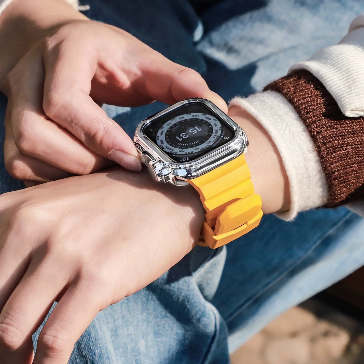 Adjustable Fitness Wrist Strap for Smart Watches, Everyday Wear
