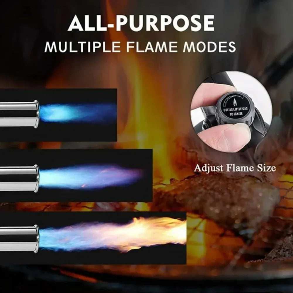 Adjustable Flame BBQ Igniter for Outdoor Grilling