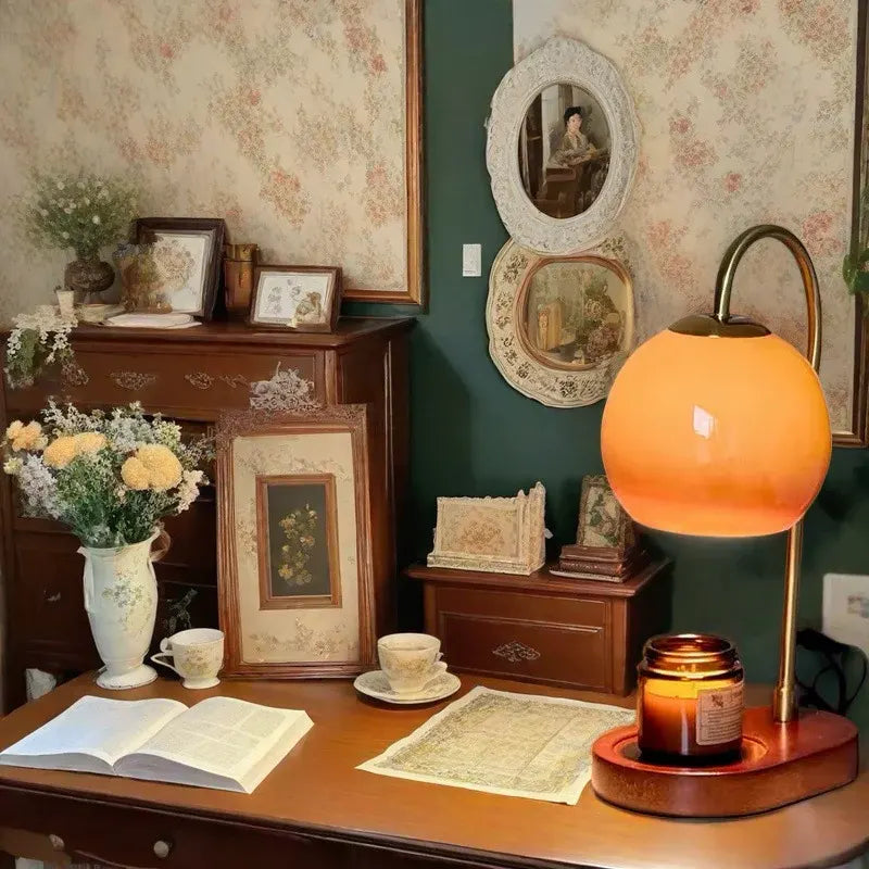 Adjustable Flameless Candle Wax Melting Table Lamp
