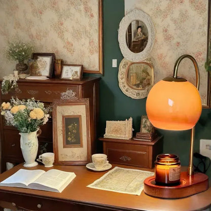 Adjustable Flameless Candle Wax Melting Table Lamp