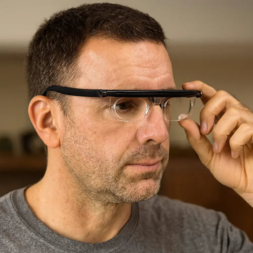 Adjustable Focus Reading & Driving Glasses Vision Tool