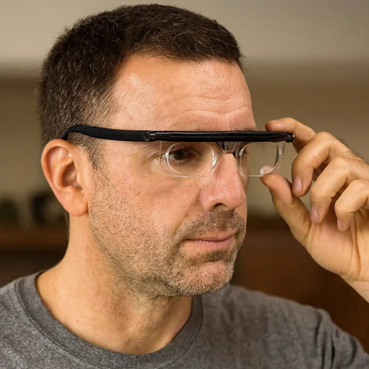 Adjustable Focus Reading & Driving Glasses Vision Tool