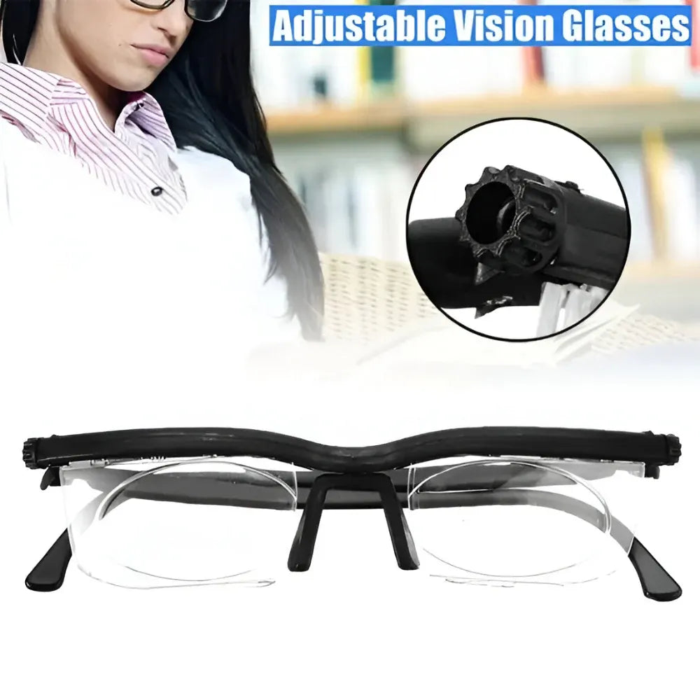 Adjustable Focus Reading & Driving Glasses Vision Tool