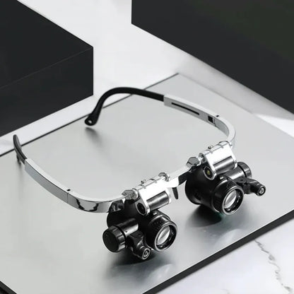 Adjustable Headband LED Magnifier with Interchangeable Lens