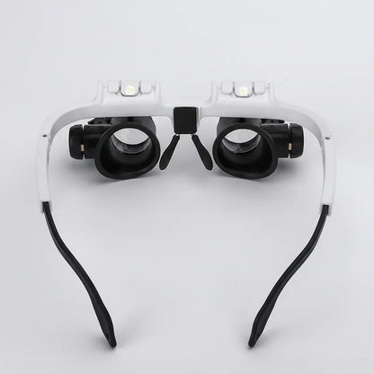 Adjustable Headband LED Magnifier with Interchangeable Lens