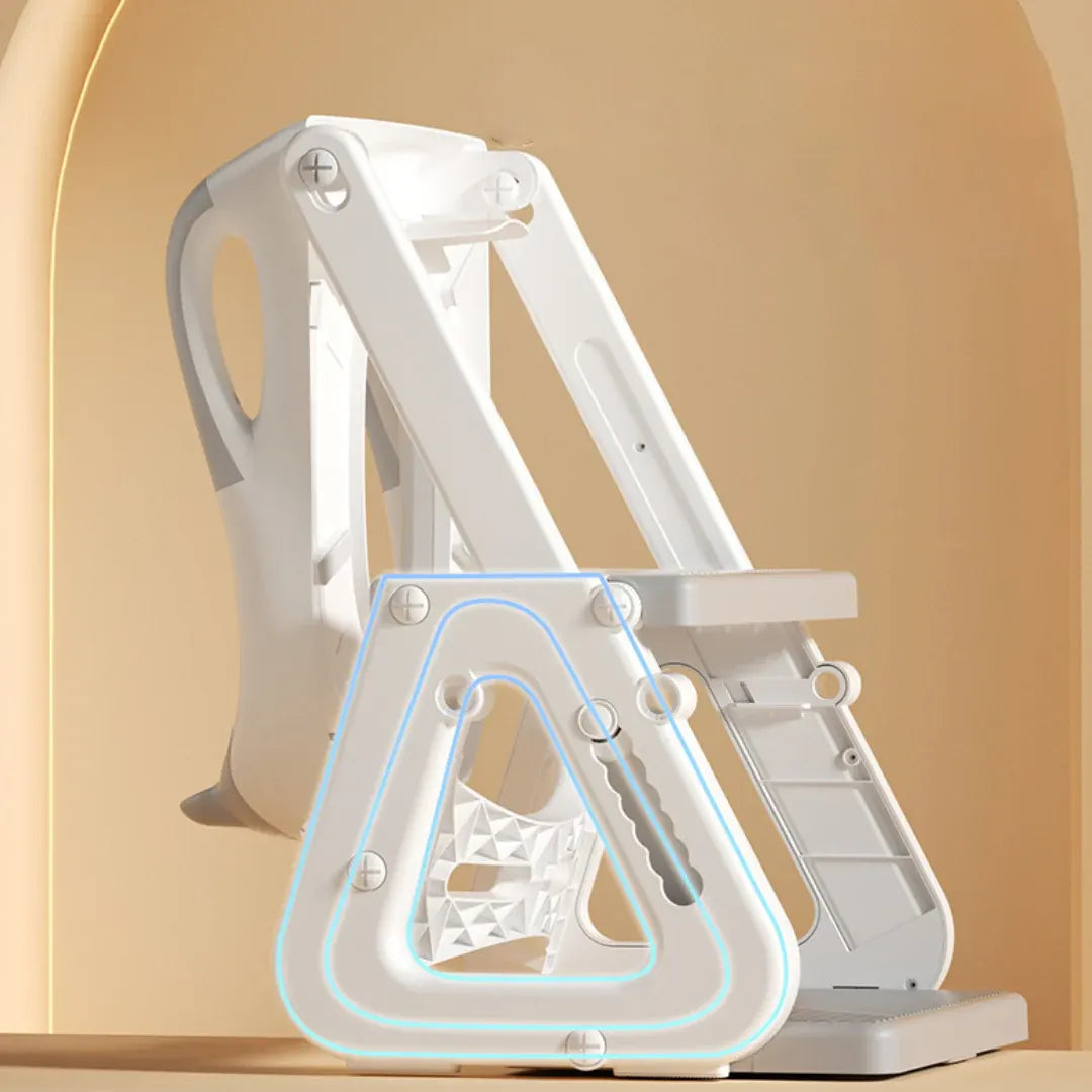 Adjustable Height Toddler Toilet Trainer Seat with Step Stool