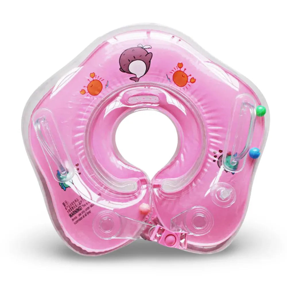 Adjustable Infant Neck Ring Float for Baby Bath Support
