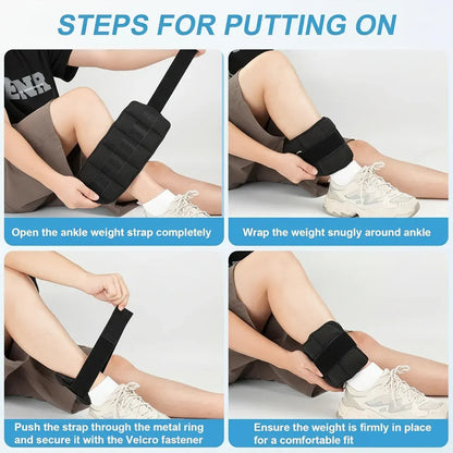 Adjustable Leg & Ankle Weight Set for Fitness Training