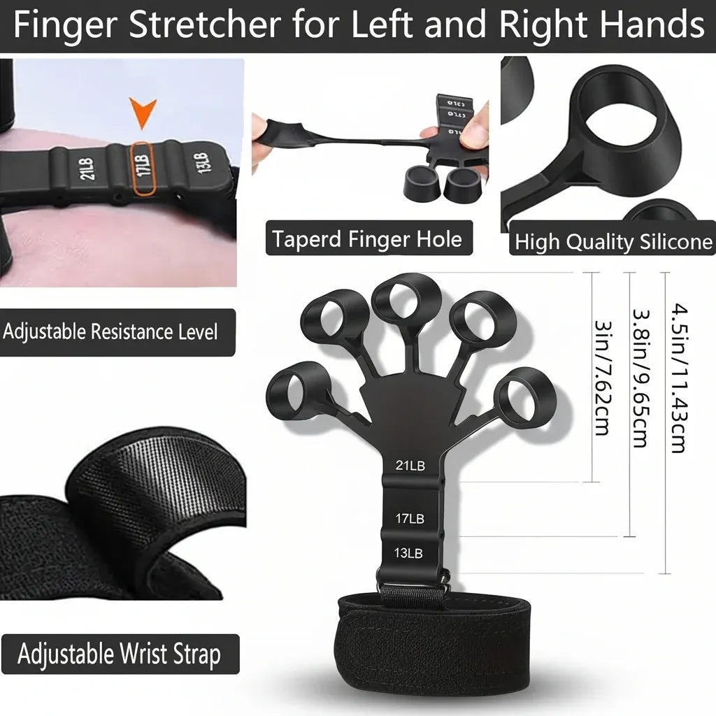 Adjustable Metal Hand Grip Trainer for Forearm Strength Workout Set