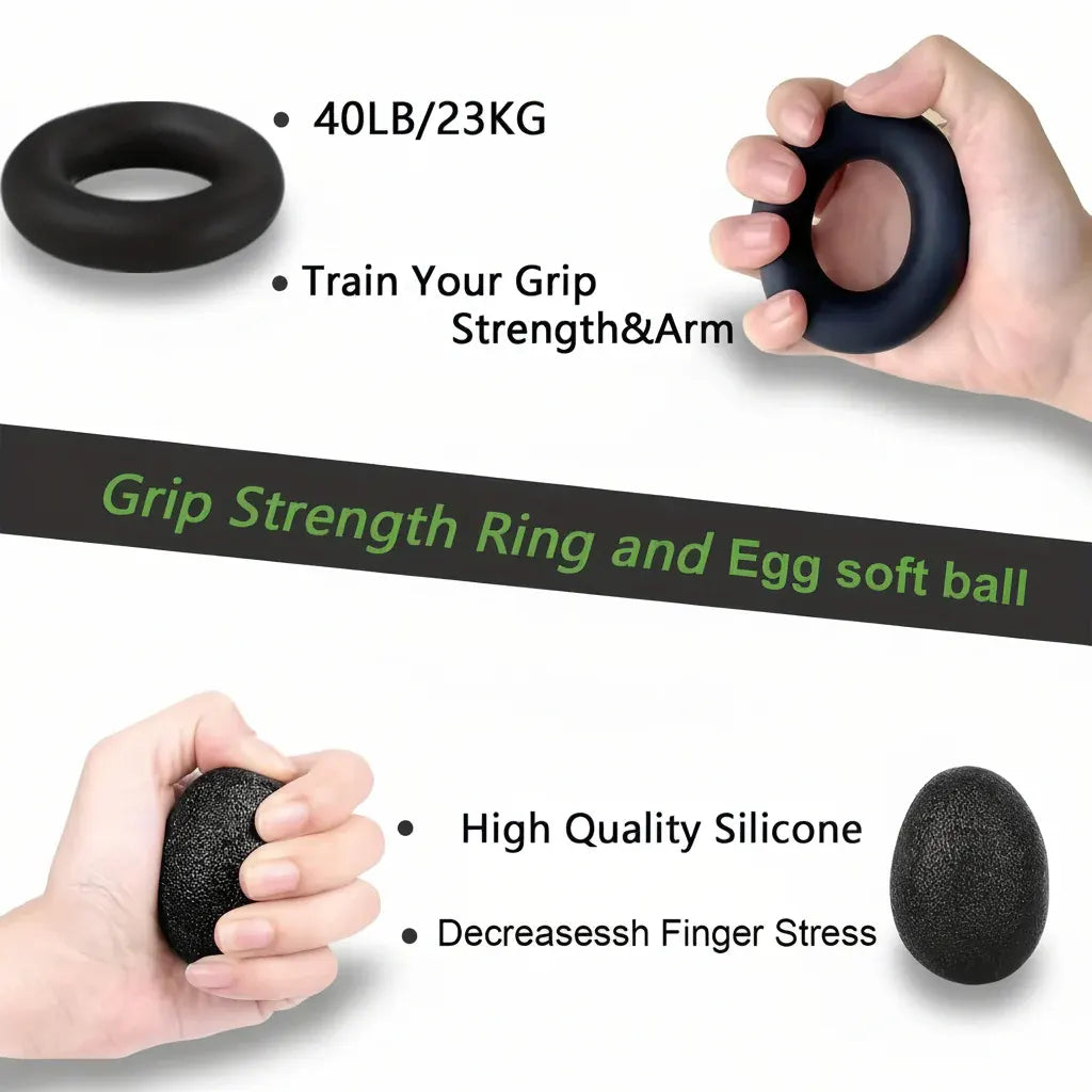 Adjustable Metal Hand Grip Trainer for Forearm Strength Workout Set