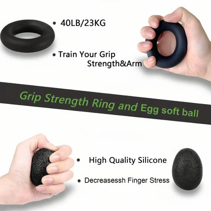 Adjustable Metal Hand Grip Trainer for Forearm Strength Workout Set