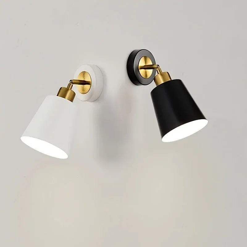 Adjustable Metal Wall Sconce - Modern Light Fixture for Bedroom & Living Room