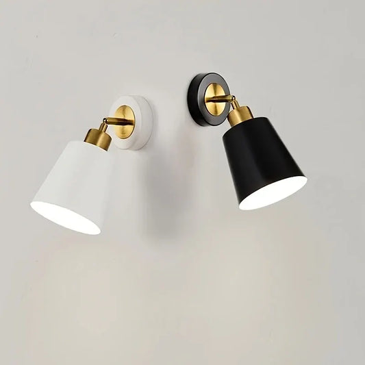Adjustable Metal Wall Sconce - Modern Light Fixture for Bedroom & Living Room