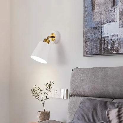 Adjustable Metal Wall Sconce - Modern Light Fixture for Bedroom & Living Room