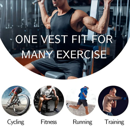 Adjustable Neoprene Fitness Vest for Body Training Workouts
