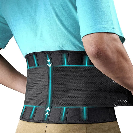 Adjustable Neoprene Lumbar Back Support Belt for Pain Relief