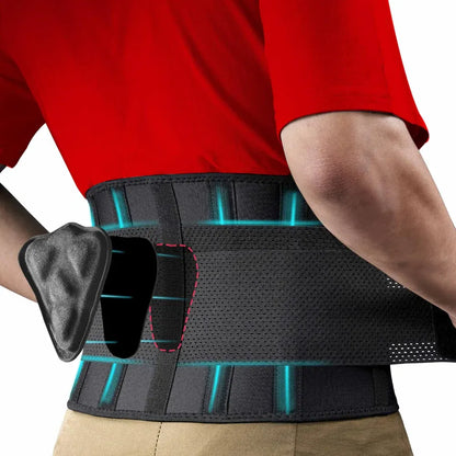 Adjustable Neoprene Lumbar Back Support Belt for Pain Relief