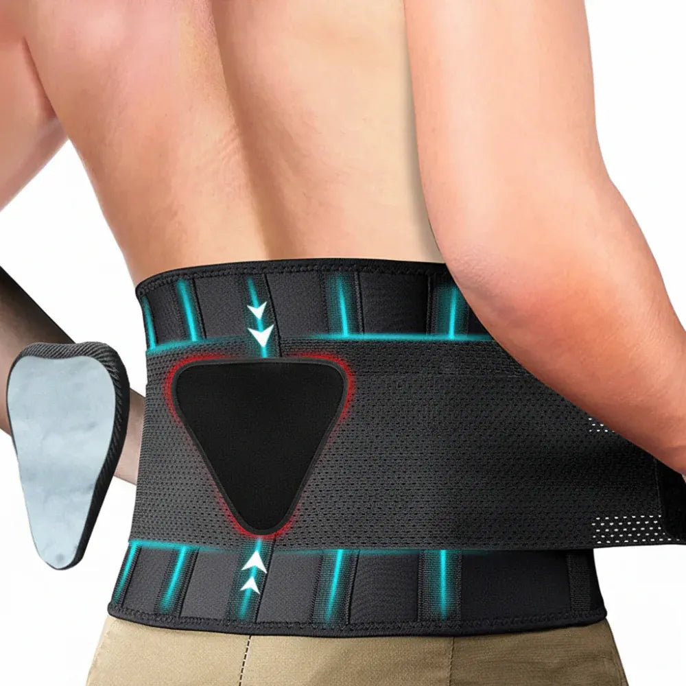 Adjustable Neoprene Lumbar Back Support Belt for Pain Relief