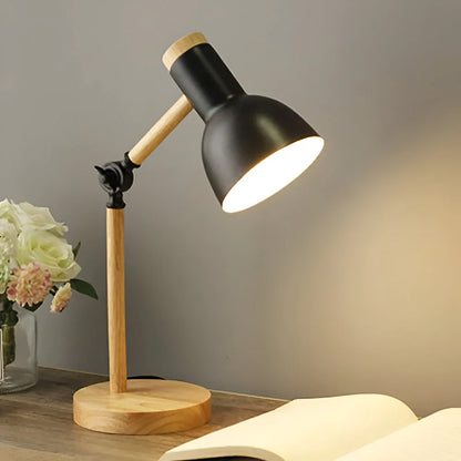 Adjustable Nordic Wooden Desk Light