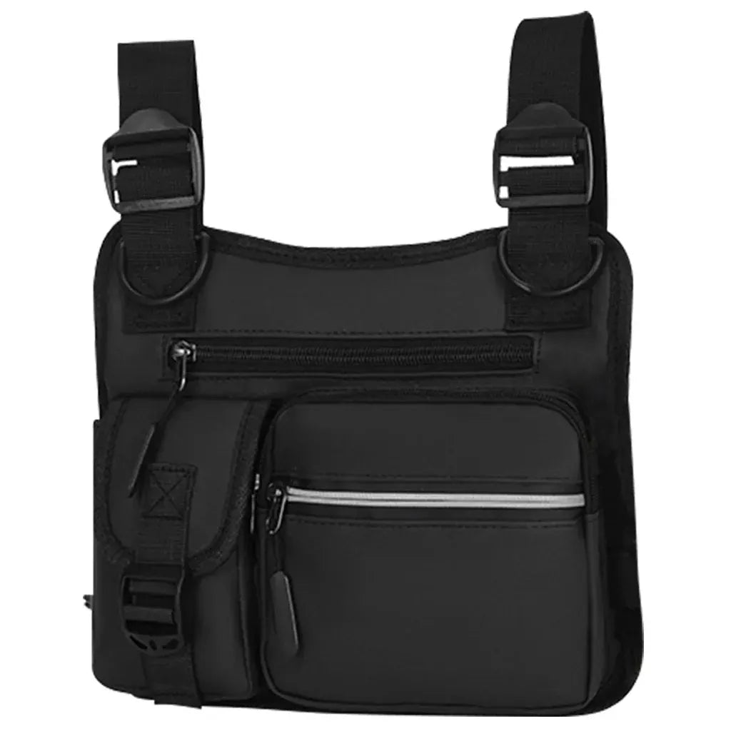 Adjustable Pickleball Crossbody Chest Pack with Tactical Design