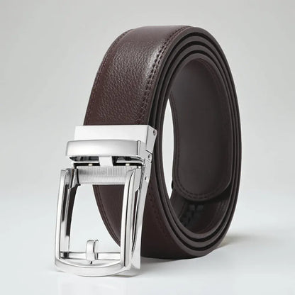 Adjustable Ratchet Buckle Belt for Men – Casual & Formal Wear
