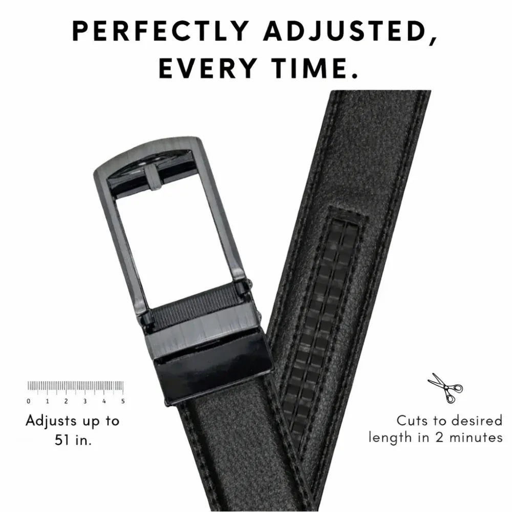 Adjustable Ratchet Buckle Belt for Men – Casual & Formal Wear