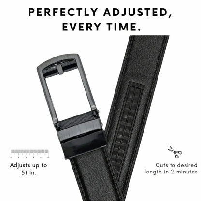 Adjustable Ratchet Buckle Belt for Men – Casual & Formal Wear