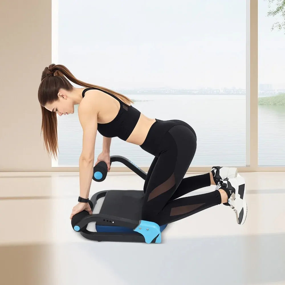 Adjustable Resistance Iron Ab Trainer for Home Gym Workouts