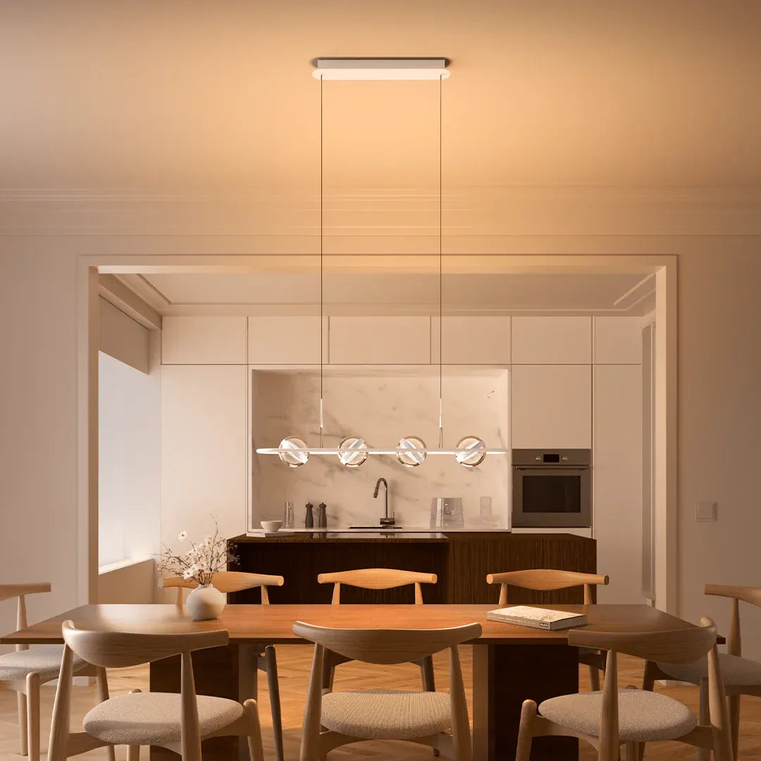 Adjustable Sleek Modern Pendant Light for Dining Room