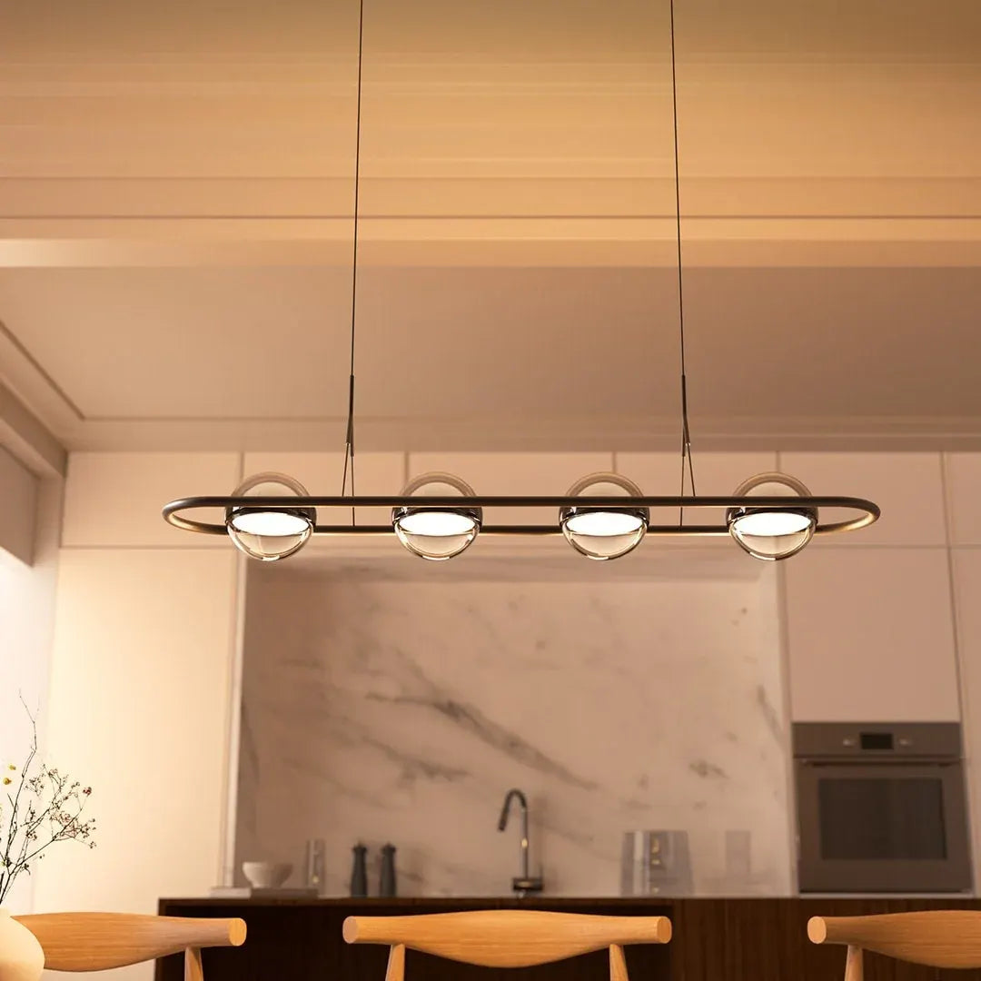 Adjustable Sleek Modern Pendant Light for Dining Room