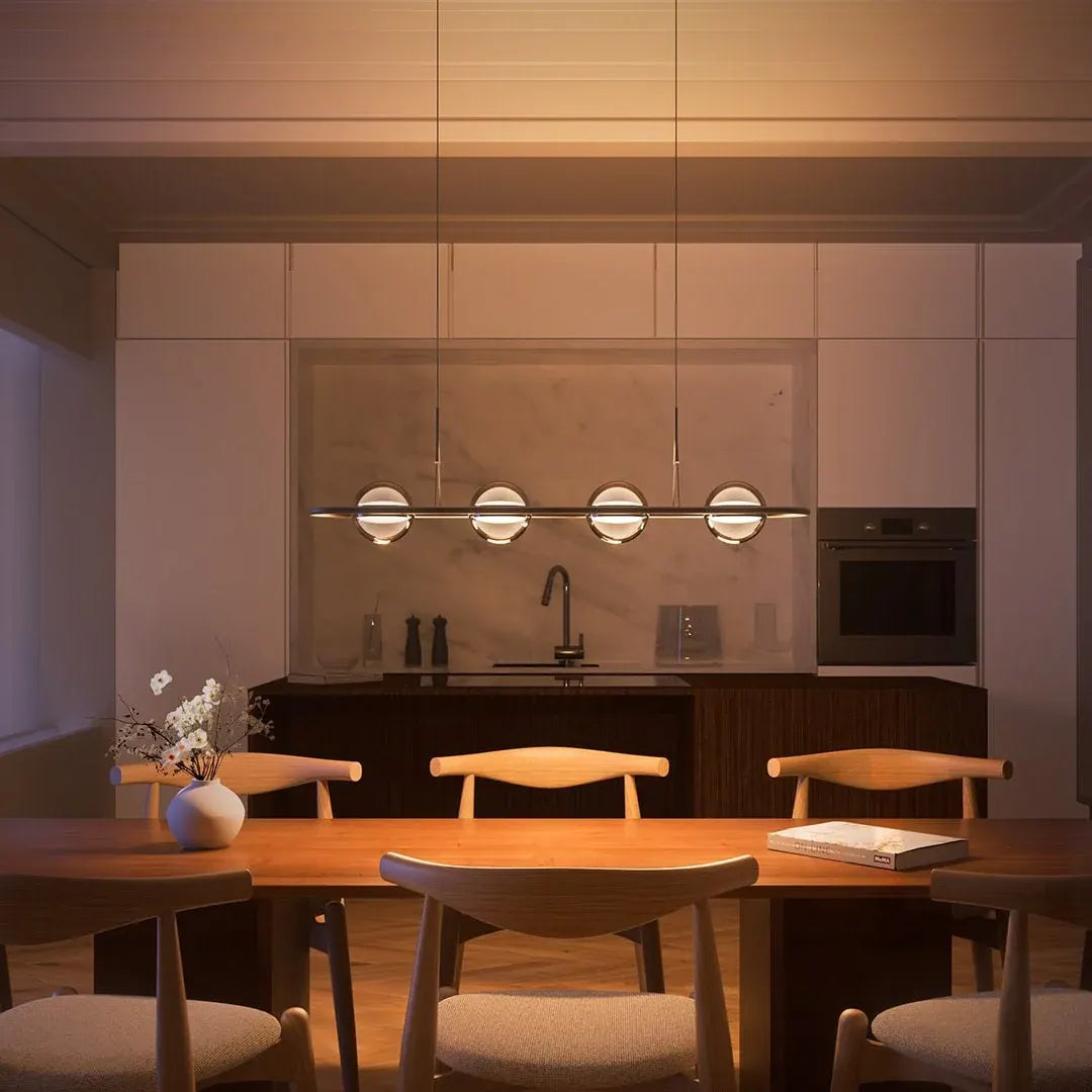Adjustable Sleek Modern Pendant Light for Dining Room
