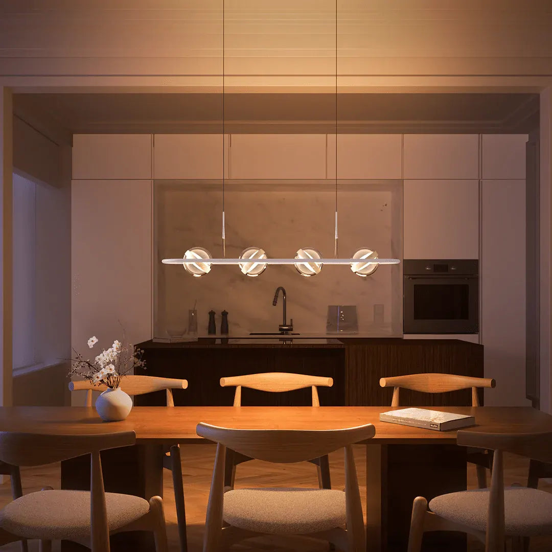 Adjustable Sleek Modern Pendant Light for Dining Room