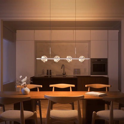 Adjustable Sleek Modern Pendant Light for Dining Room