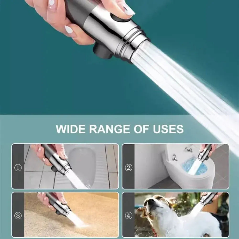 Adjustable Spray Shower Head with Built-In Water Filter