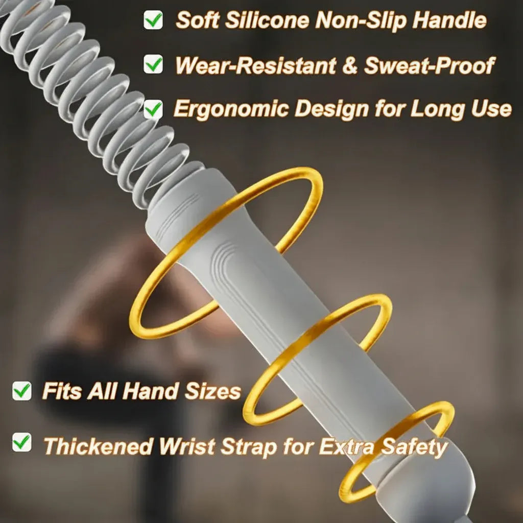 Adjustable Steel Speed Skipping Rope - Heavy Duty Cable for Fitness Training