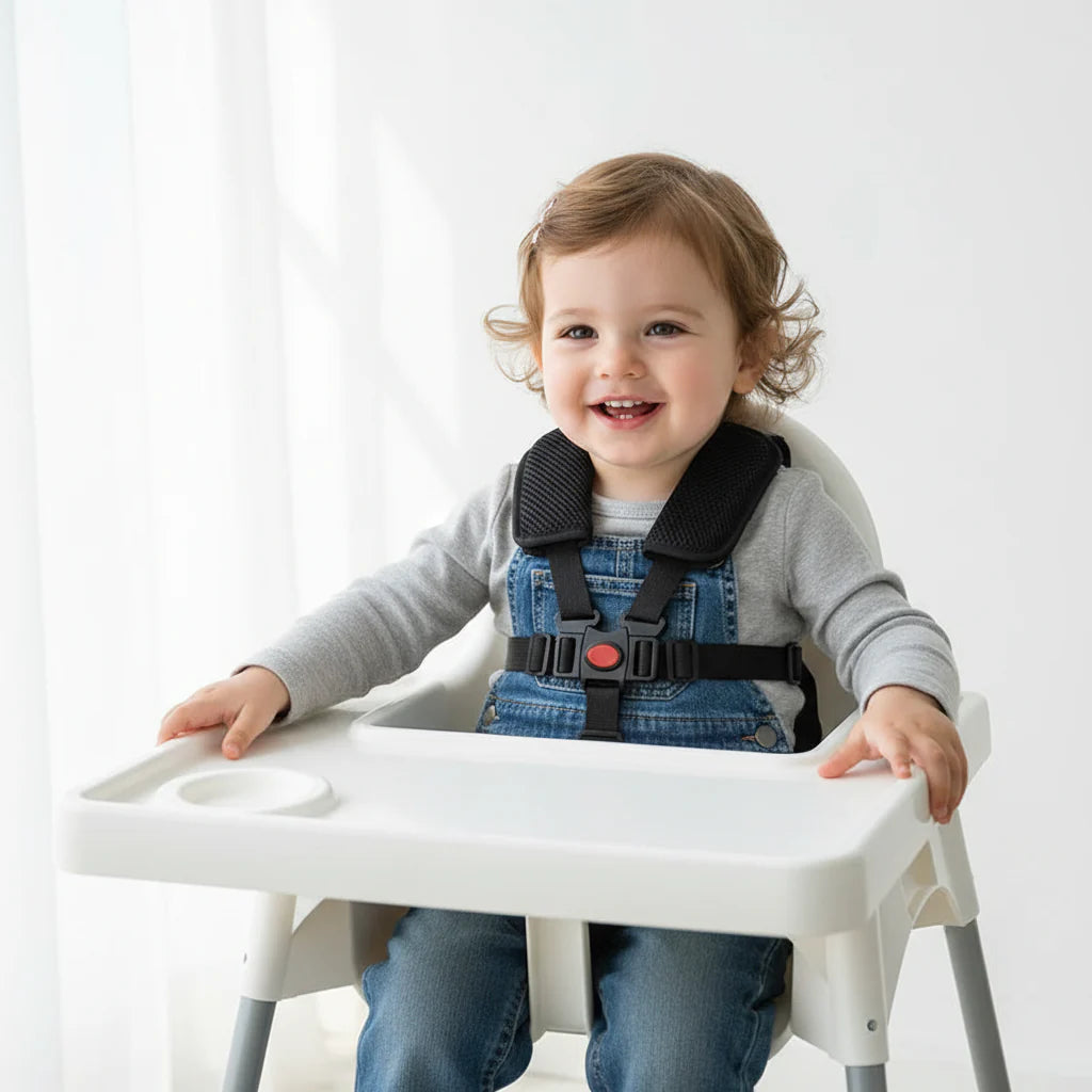 Adjustable Toddler Car Seat Safety Harness with Soft Padded Straps