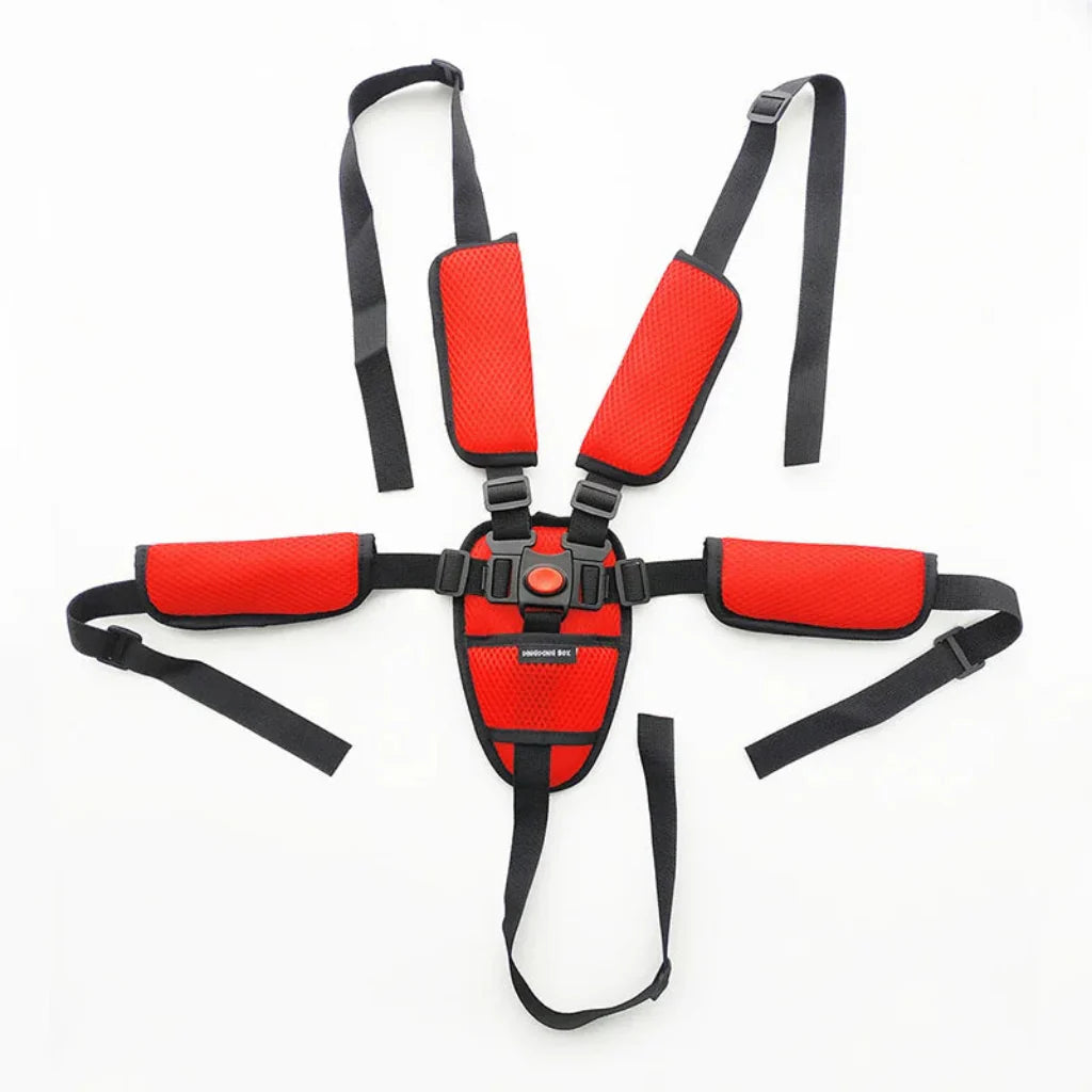 Adjustable Toddler Car Seat Safety Harness with Soft Padded Straps