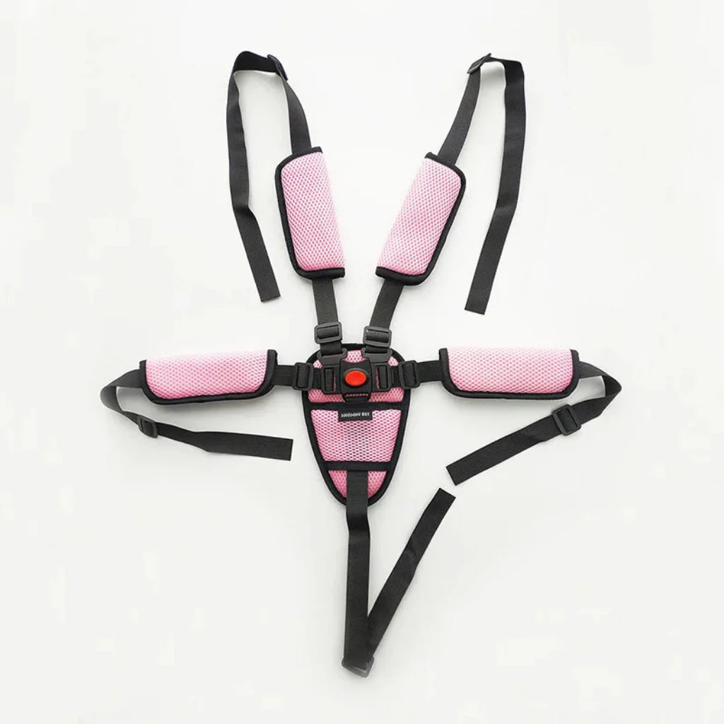 Adjustable Toddler Car Seat Safety Harness with Soft Padded Straps