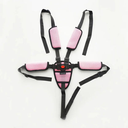 Adjustable Toddler Car Seat Safety Harness with Soft Padded Straps