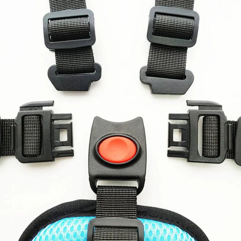 Adjustable Toddler Car Seat Safety Harness with Soft Padded Straps