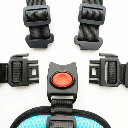 Adjustable Toddler Car Seat Safety Harness with Soft Padded Straps