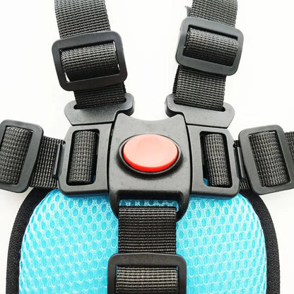 Adjustable Toddler Car Seat Safety Harness with Soft Padded Straps