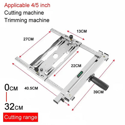 Adjustable Track Guide System for Circular Saw Woodworking Cuts