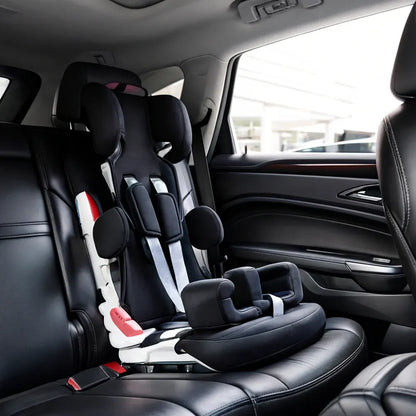 Adjustable Travel Booster Chair for Kids Car Seats