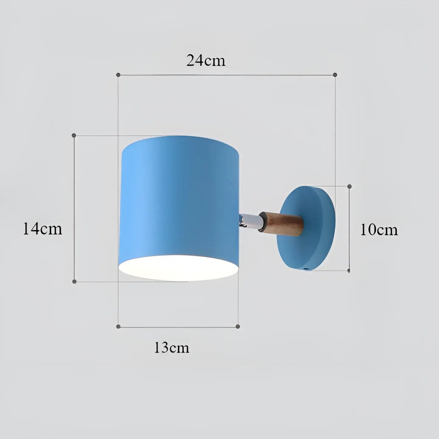 Adjustable Wall Lamp with Pastel Scandinavian Design – NordicGlow Style