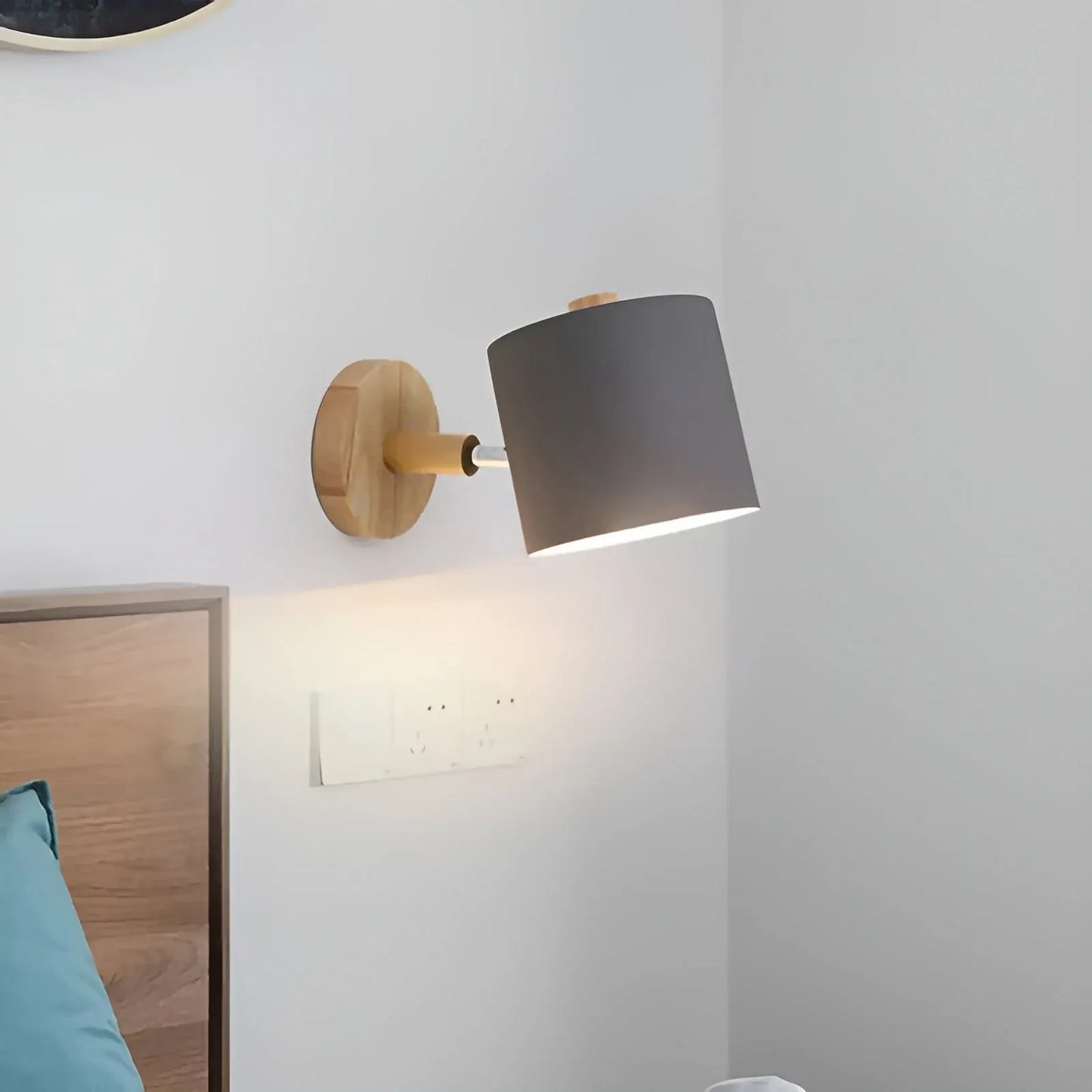 Adjustable Wall Lamp with Pastel Scandinavian Design – NordicGlow Style