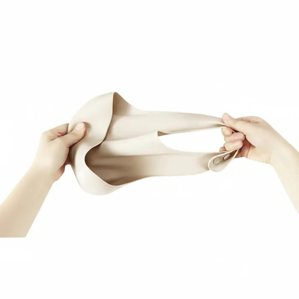 Adjustable Waterproof Silicone Feeding Bib for Babies