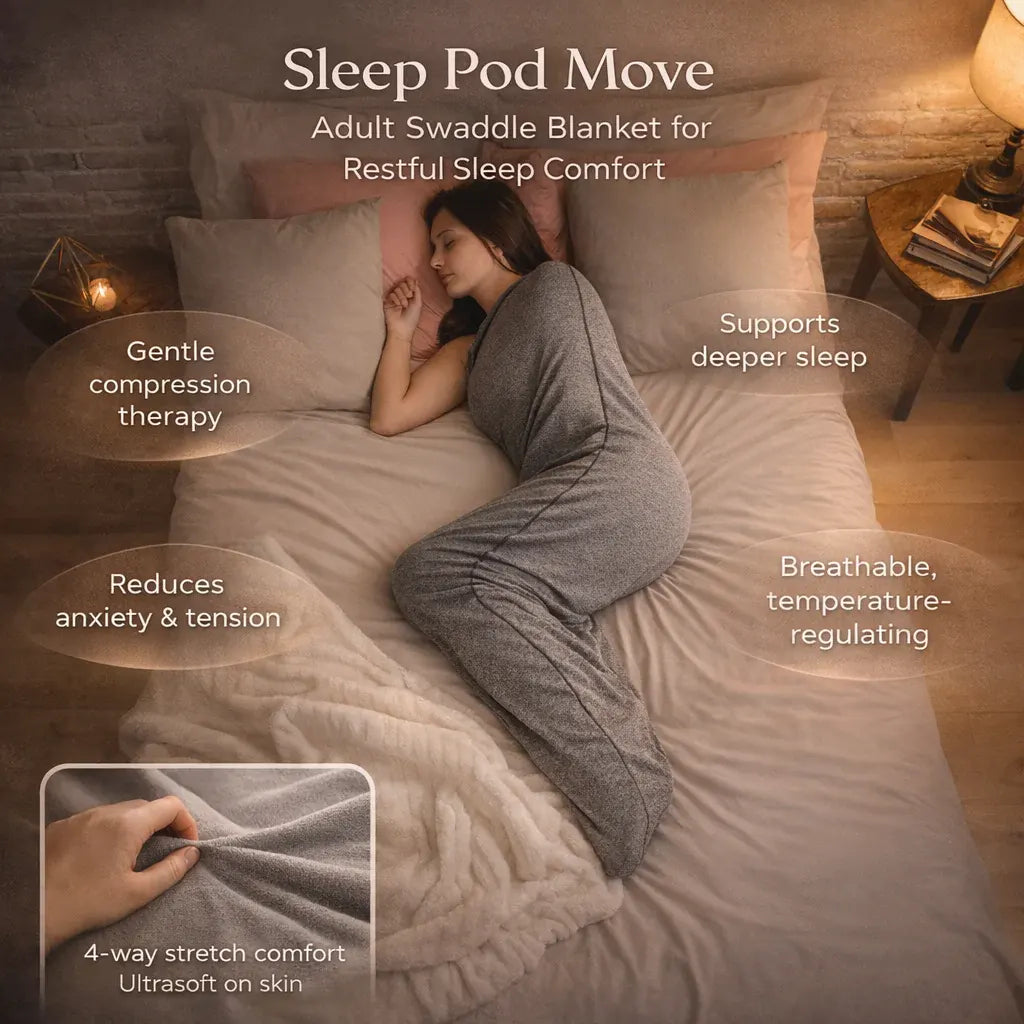 Adult Breathable Fabric Sleep Sack Swaddle Blanket