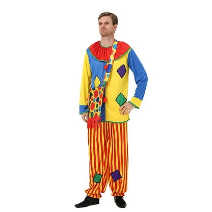 Adult Clown Halloween Costume Outfit