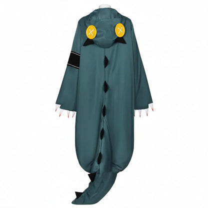 Adult Dinosaur Jumpsuit Halloween Costume Cosplay Outfit